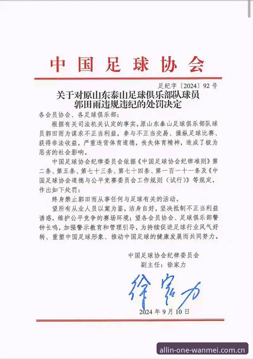 中国足协第三批禁足名单详解：17人被终身禁足，48人面临5年以下处罚